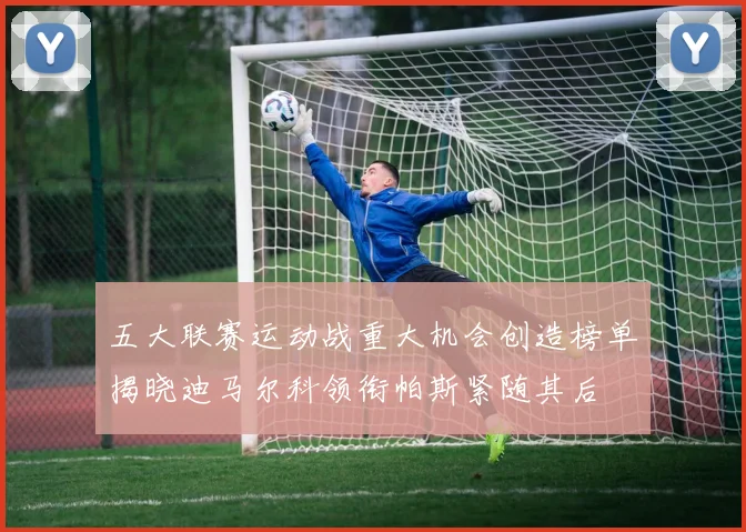 五大联赛运动战重大机会创造榜单揭晓迪马尔科领衔帕斯紧随其后