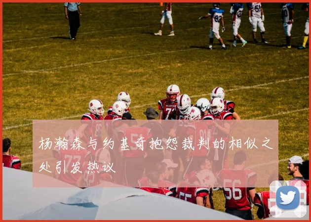 杨瀚森与约基奇抱怨裁判的相似之处引发热议
